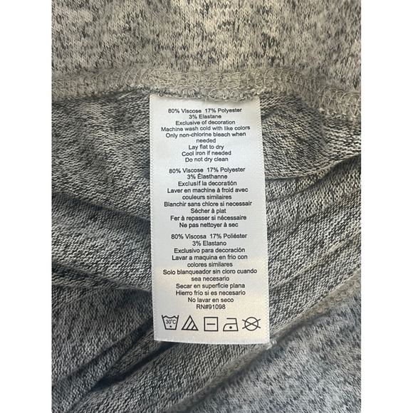 NCAA Heathered Grey Lounge Shorts Womens XXL Drawstring Comfort Sleepwear - Picture 6 of 6